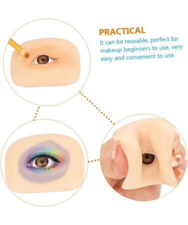  HAPINARY 1 Set practice skin makeup eyeshadow makeup board eyebrow makeup skin eyeshadow virgin Major training board silica gel - Buy Online on GoSupps.com