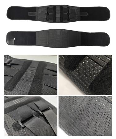 Lower Back Support Brace For Men And Women Breathable Lumbar Decompression Belt Posture Correction Waist Trainer For Instant Back Pain Relief From Injury Herniated Disc And Scoliosis (Color : Black Black L - Buy Online on GoSupps.com