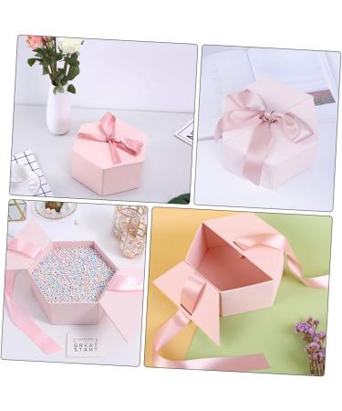 BCOATH Hexagon Candy Lipstick with Cover for Bridesmaid 1Pc Box Storage Case Pink 24X21CM - Buy Online on GoSupps.com