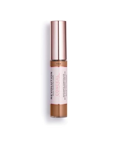 Makeup Revolution Conceal and Hydrate Concealer  Full Coverage & Matte Finish  C13.5 for Medium/Dark Skin Tones  Vegan & Cruelty-Free  0.7 Fl Oz - Buy Online on GoSupps.com