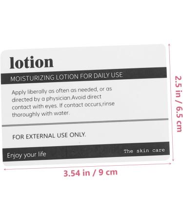 KICHOUSE 8 Sheets Bathroom Bath Tags Conditioner Labels Skincare Toiletries Sticker Shampoo Water Proof - Buy Online on GoSupps.com