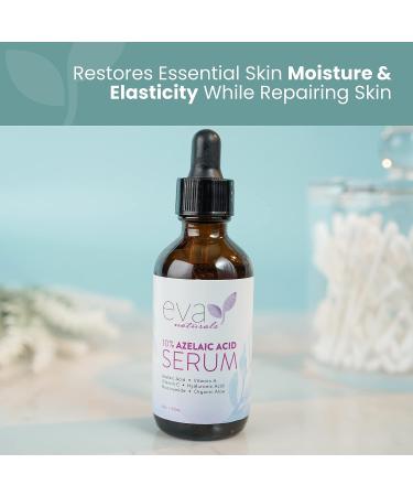 Azelaic Acid 10% Serum 2 oz - Skin Brightening, Redness Relief, Dark Spot Repair - Hyaluronic Acid and Niacinamide - 2 Fl Oz - Buy Online on GoSupps.com