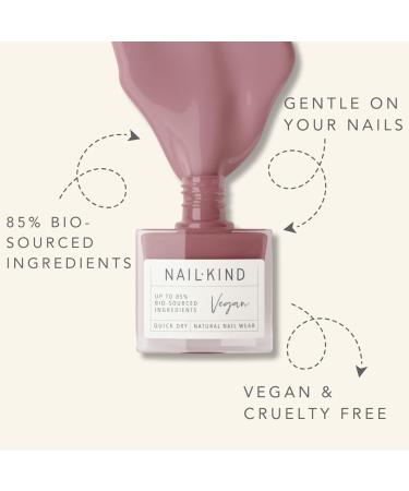 NAILKIND Dusty Pink Nail Polish - Cheeky Club - Classic-Shine Nail Varnish - Vegan Nail Lacquer - Peta Certified + Cruelty Free - Quick Drying Long Lasting - Chip Resistant Manicure - 8ml - Buy Online on GoSupps.com