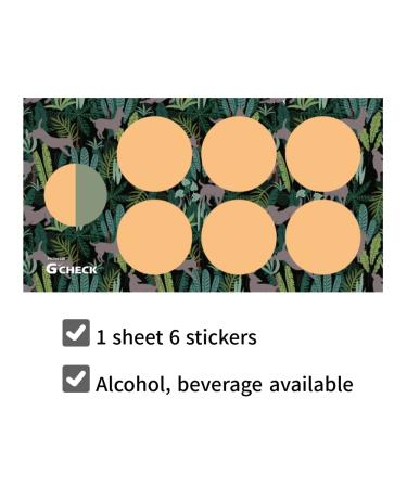 Date Rape Drug Test Sticker - Alcohol and GHB Detection Safety - G-Check (Apricot) - Buy Online on GoSupps.com