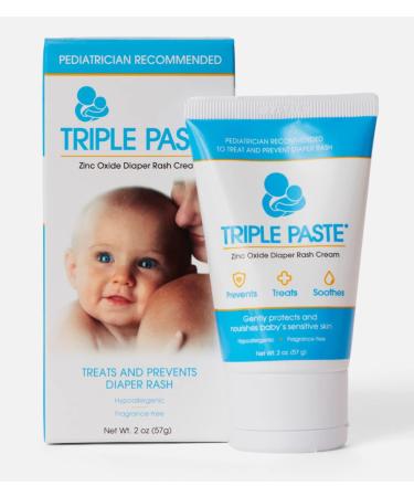 Triple Paste Medicated Ointment for Diaper Rash - Fragrance Free - 2 oz - 2 pk