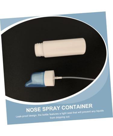 Mikinona 6pcs 70ml Nasal Spray Bottles - Travel-Sized Container for Medications and Cleaning - Empty Bulk Drug Dispenser - Buy Online on GoSupps.com