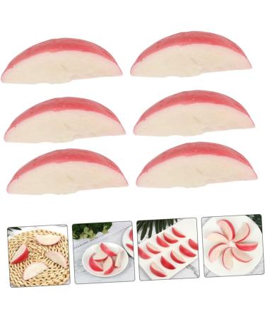 Alipis 6pcs Decor Models Broccoli Ornament Showcase Display Props Fake Radish Slice Model Shop Display Props Lifelike Radish Adornment Lifelike Radish Slice Vegetable Food Pvc - Buy Online on GoSupps.com