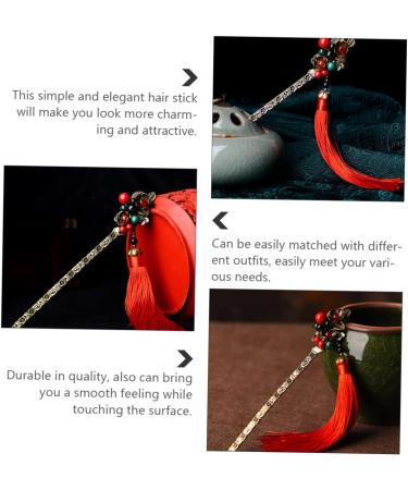 Mikinona Hairpin Vintage Decor Chinese Vintage Hair Clips Chinese Hair Chopstick Chinese Hair Accessories Hair Bun Stick Hanfu Hair Sticks Chinese Hair Forks Classic Alloy Woman Metal - Buy Online on GoSupps.com