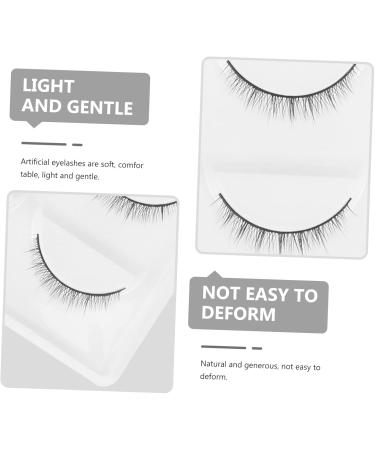 minkissy 20 Pairs Fake Eyelashes Decked Accessories Lash Accessories Makeup Accessories Make up Accessories Girls' Accessories Fake Lashes Natural Su High-grade Fiber Cross 5d - Buy Online on GoSupps.com