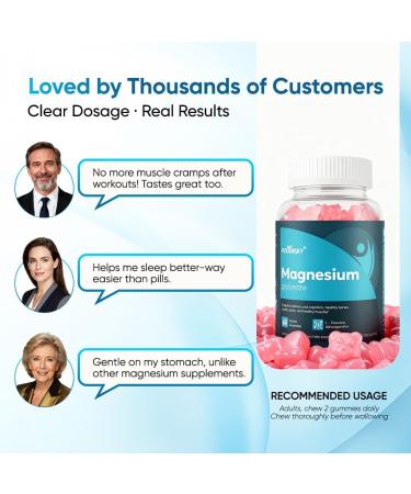 FOODESKY Magnesium Glycinate Gummies | 10 Forms of Magnesium + Vitamin D3 & Zinc | 60 Gummies | Supports Relaxation Focus & Better Sleep (1) - Buy Online on GoSupps.com