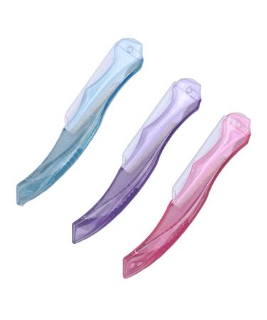 Portable 3-Part Eyebrow Razor | Safe & Compact Eyebrow Cutter | Beauty Tools for Precise Shaping - Buy Online on GoSupps.com