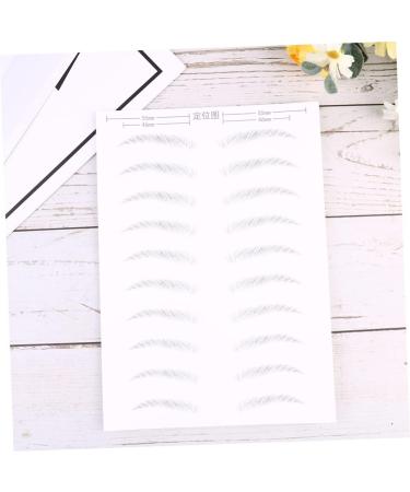 Beavorty 6 Sheets Pairs Black Stickers Makeup Stickers Makeup Brow Sticker Eyebrow Stickers Stencil 3d Bionic - Buy Online on GoSupps.com