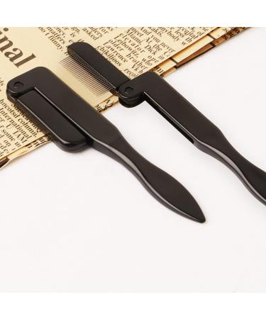Folding Stainless Steel Eyelash Comb & Brow Separator - Set of 2 | Mascara Shaper & Makeup Beauty Tool - Buy Online on GoSupps.com