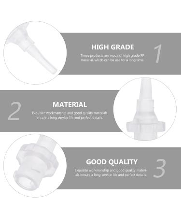 Abaodam 30Pcs PP Ear Irrigator Nozzles Premium Replacement Tips for Earwax Removal Smooth Surface Safe Use Portable and Secure Fit for Adults - Buy Online on GoSupps.com