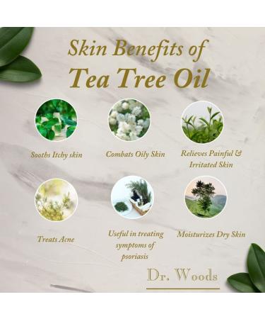 Dr. Woods Shea Vision Tea Tree Liquid Facial Cleanser - Organic Shea Butter 8 oz | Enhance Your Skin Care Routine - International Shipping Available - Buy Online on GoSupps.com