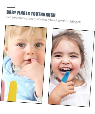 Beavorty 12-Piece Silicone Toothbrush Set for Kids | Infant Oral Care & Cleaning Tools | Gentle Finger Toothbrush & Massage Devices - Buy Online on GoSupps.com