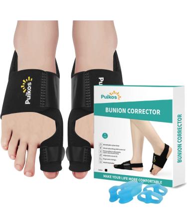 Puikos Bunion Corrector for Women Men Big Toe Brace Bunion Splint Big Toe Straightener Bunion Relief Toe Corrector Separator Hallux Valgus Corrector Overlapping Toes for Day/Night Sleeping