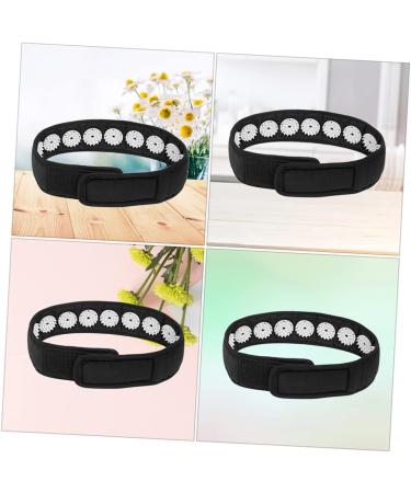 Fomiyes 3-in-1 Head & Shoulder Massage Oil Holster Belt - Acupressure Pillows & Cotton Migraine Relief - International Shipping Available - Buy Online on GoSupps.com