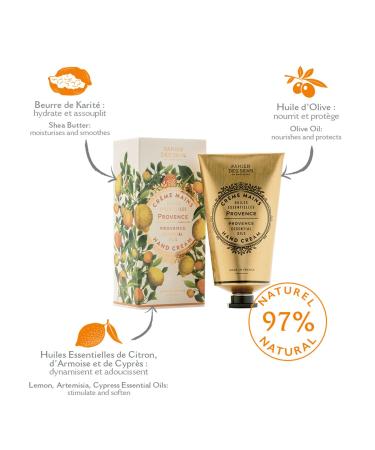 Panier des Sens Provence Hand Cream with Shea Butter and Olive Oil - 2.6floz/75ml - Buy Online on GoSupps.com