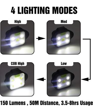 Innofox Running Light 2-Pack Reflective Safety LED Lights for Runners | Rechargeable Clip-On Light for Camping, Hiking, & Outdoor Adventures - Buy Online on GoSupps.com