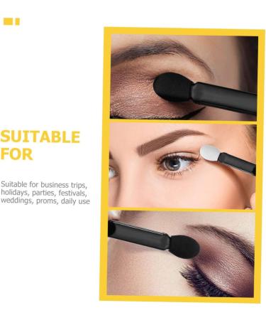CANIGHT 120pcs Cotton Eyeshadow Brush Dual Ended Makeup Brush Double-headed Eye Makeup Brush Lip Pp - Buy Online on GoSupps.com
