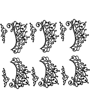 FOMIYES 9 Pairs Lace Eyeliner Stickers Black Eye Sticker Eye Liner Sticker Popularity 13X6cmx3pcs Blackx3pcs - Buy Online on GoSupps.com
