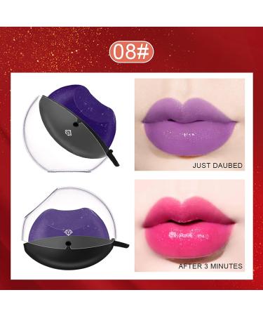 Erinde Lazy Pearl Lipstick Set - Color Changing Lipstick Tint, Long-Wear & Waterproof Lip Color - Moisturizing Non-Stick Cup Formula (030812) - Buy Online on GoSupps.com