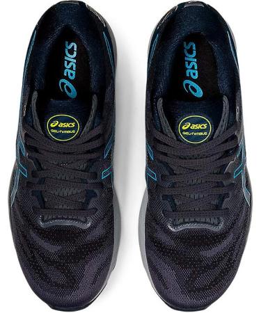 ASICS Men's Gel-Nimbus 23 Running Shoes 10.5 - Carrier Grey/Digital Aqua - Buy Online on GoSupps.com