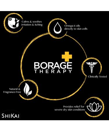 ShiKai Borage Therapy Dry Skin Lotion - Soothing Relief for Dry, Itchy Skin - Unscented - 8 oz - Buy Online on GoSupps.com