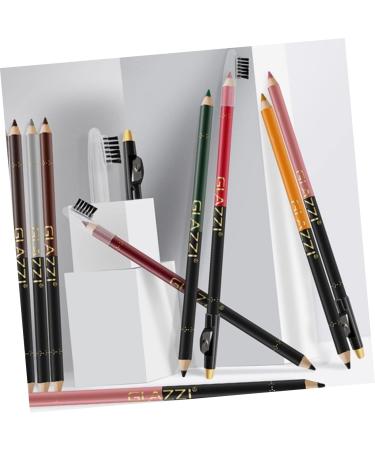 Healvian 12pcs Lip Liner Eyeliner Eyebrow Pencil Cosmetic Tool Long Lasting Eyeliner Makeup Pencil Plastic 1 count (Pack of 1) Assorted Color - Buy Online on GoSupps.com