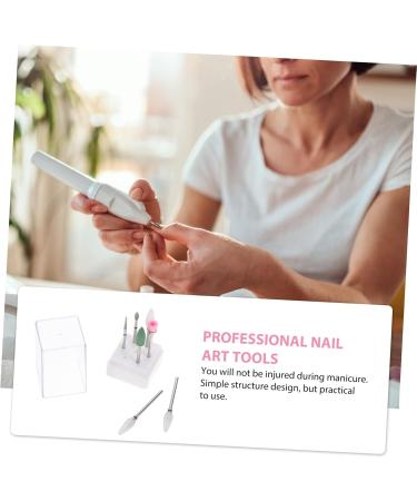 Beaupretty 5 Sets Nail Clipper Grinding Head Ceramic Cuticle Bit Nail File Nail Art Tool Manicure Grinding Heads Electric File for Nails Nursing Nails Supply Nylon Exfoliating Nail Clippers - Buy Online on GoSupps.com