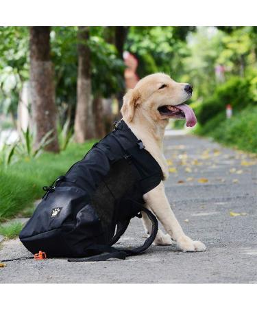 Woolala Light Weight Pet Carrier Backpack for Small and Medium Dogs Veterinarian Approved Safe Bag for Travel - Easy Take Space Saving (L Upgraded- Black) L Upgraded- Black - Buy Online on GoSupps.com