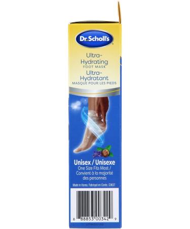 Dr. Scholl's Ultra Hydrating Foot Mask 3-pack - Buy Online on GoSupps.com