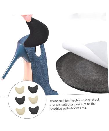 Gatuida 12 Pairs High Heel Insole Toe Inserts - Cushioned Metatarsal Pads for Women - Elegant Sneakers & Heeled Shoes - Blackwell Accessories - Buy Online on GoSupps.com