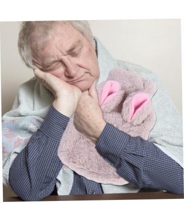 Buy Cartoon Rubber Feet Warmer Hot Water Bottle | Plush Cover Beige Heating Pad for Comfort - Buy Online on GoSupps.com