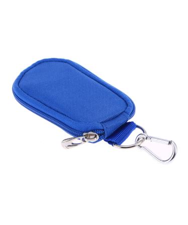 Healeved Key Oil Bag Accessories For Essential Oils Mini Travel Size Oil Container Travel Case For Essential Oils Essential Oil Storage Box For Essential Oil Case Suite Portable Travel Blue