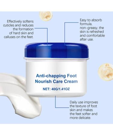  Generisch Foot cream - Long-lasting moisturizing cream - Light skin care for hands and feet - Repairing cream for very dry feet cracked heels bunions and foot odor - Buy Online on GoSupps.com