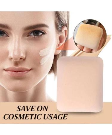 Worparsen Powder Puff Portable Comfortable To Touch Beauty Puff Sticking Evenly Well Rebound Square - Buy Online on GoSupps.com