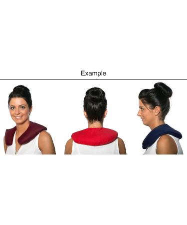 Cherry Stone Neck Pillow 30x33 Grey-Blue | Heat Pad for Neck Relief | Comfortable Neck Pillow | International Shipping Available - Buy Online on GoSupps.com