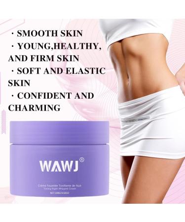 WAWJ Overnight Toning Cream Toning Cream Toning Body Cream for the night helps to tighten and lift the skin 1 piece - Buy Online on GoSupps.com