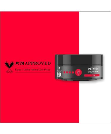 Schwarzkopf Taffel Styling Wax Power 2x75ml | Vegan Hair Wax for 48 Hour Hold | Gentle on Hair & Scalp | Buy Now - Buy Online on GoSupps.com