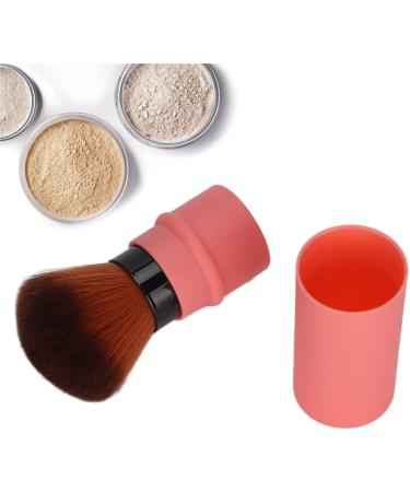 Verdant Touch Angled Blush Brush Angled Blush Brush with Cover Portable Fluffy Face Makeup Brush for Blush Bronzer Buffing 5.9 inch Powder Cosmetics - Buy Online on GoSupps.com
