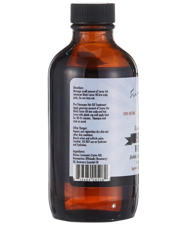 Sunny Isle Rosemary Jamaican Black Castor Oil 4oz - Premium Hair & Skin Care | Fast International Shipping - Buy Online on GoSupps.com