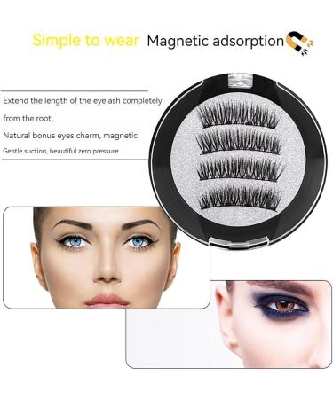 liucocotos Lumentes Magnetic Eyelashes Magnetic Eyelashes Natural Look Magnetic Eyelashes Without Eyeliner Magnetic Eyelashes Magnetic Lashes (HPD010 1 Pcs) HPD010 1 Pcs - Buy Online on GoSupps.com
