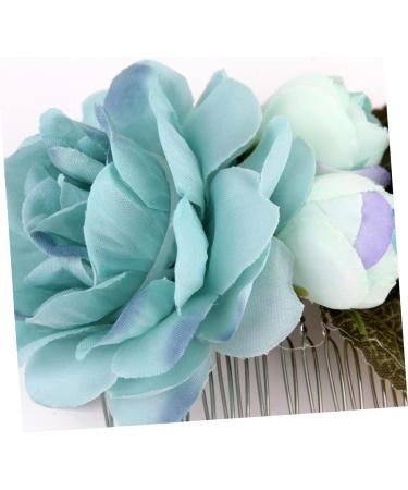 Didiseaon Wedding Floral Crown Bridal Hair Accessories for Wedding Floral Hair Comb Bride Flower Wreath Hair Comb Artificial Flower Hair Clip Hair Pin Headgear Vintage - Buy Online on GoSupps.com