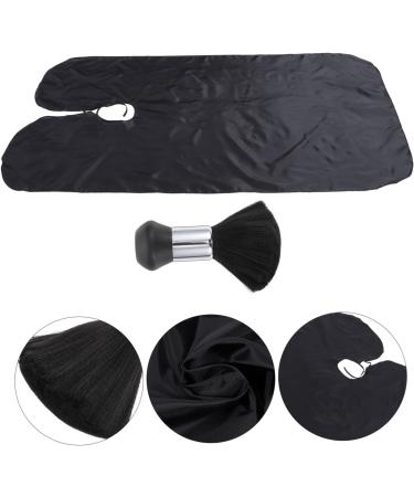 MAGICLULU 1 Set Barber Cloth Haircut Cleaning Brush Neck Duster Brush Dyeing Styling Cloth Hairdressing Shawl Styling Apron Salon Cape Shawl Removal Brush - Buy Online on GoSupps.com