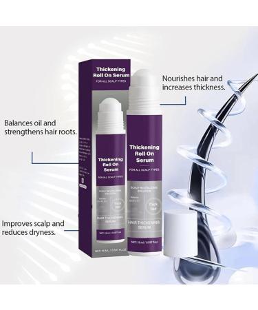 Hair Growth Oil Volumizing Hair Solution 15ml - Gentle Nourishing Scalp Oil - for Straight Curly Damaged Thinning Dry Hair - Travel Daily Salon - Buy Online on GoSupps.com