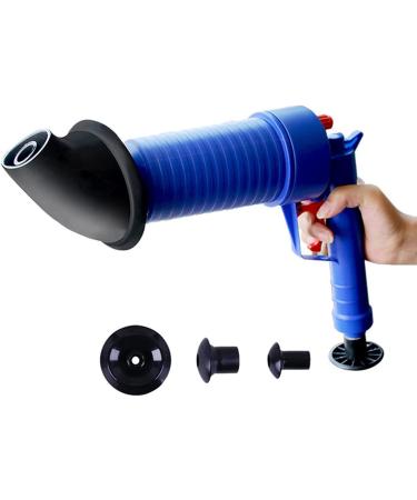 High Pressure Toilet Plunger Kit & Drain Cleaner Gun - Unclog Sinks & Toilets Effortlessly - Perfect for Home Use - Buy Online on GoSupps.com