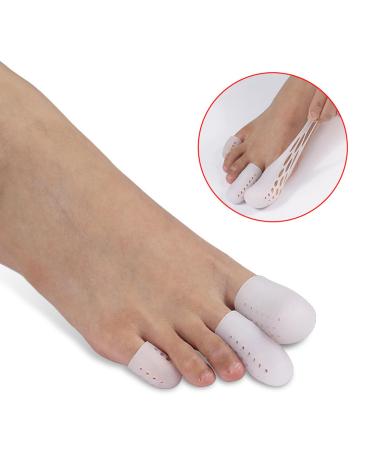 JdXun Toe Protection - 10 Pieces Breathable Caps for Small & Large Toes | Pain Relief for Corns Blisters & Toenail Loss - Buy Online on GoSupps.com