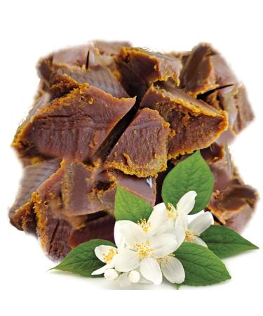 HIGH ALTITUDE NATURALS Jasmine Floral Wax (Jasminum Grandiflorum) - Pure Natural Herbal Flower Plant Wax - for DIY Skin Cream Scented Aromatherapy Melts Candles Solid Perfume - 8 oz (227 g)